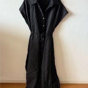 DISSH Black Sleeveless Maxi Dress